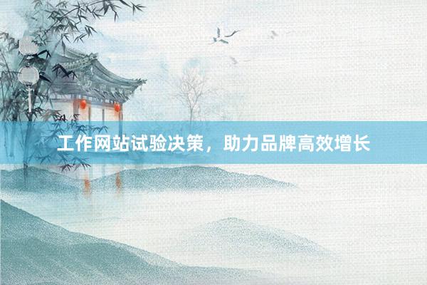 工作网站试验决策，助力品牌高效增长